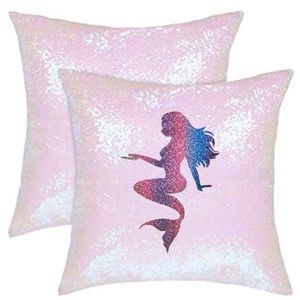 Sequined Mermaid Pillow Case